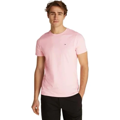 Abbildung von Tommy Jeans SLIM TEE Tshirt basic, Herren, Größe: 56, Precious pink