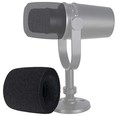 Abbildung von YOUSHARES Mikrofon Popschutz Schallschutz Pop Filter Windschutz Kompatibel mit Shure MV7 USB