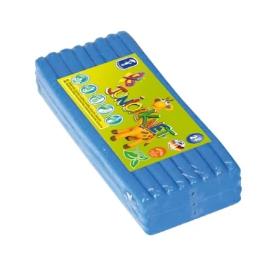 Abbildung von Feuchtmann JUNiORKNET Jumbo Pack in Blau 500g weiche Kinderknete im Vorteilspack vegane glutenfreie Spielknete Nicht trocknende Knete ungiftige Modelliermasse ab 2 Jahren