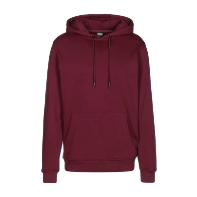 Abbildung von Urban Classics Blank Hoody Kapuzenpullover, Herren, Größe: XXL, Burgundy