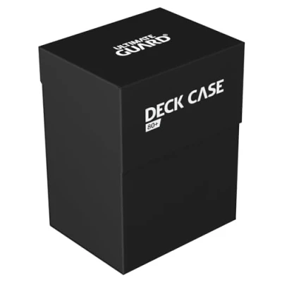 Abbildung von Ultimate Guard UGD010249 Deck Case 80+ Standardgröße Kartenbox, Kein Muster, Schwarz