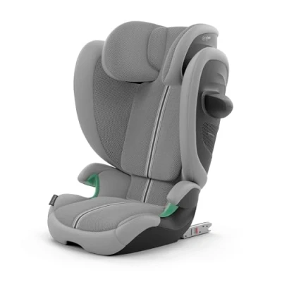 Abbildung von CYBEX Gold Kinder Autositz Solution G2 Plus, Ab ca. 3 bis 12 Jahre (100 150 cm), Max. 50 kg, Für Autos mit und ohne ISOFIX, Stone Grey (Grau)