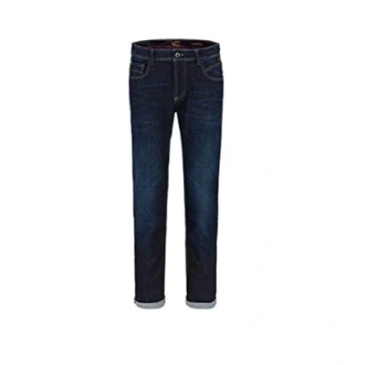 Abbildung von camel active Herren Regular Fit 5 Pocket Jeans aus Baumwolle 32 Dunkelblau menswear 36/32
