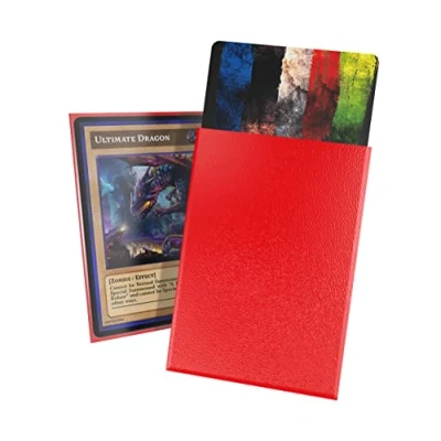 Abbildung von Ultimate Guard Cortex Sleeves Japanese Size Matte (60) (62x89mm), Farbe:Rot