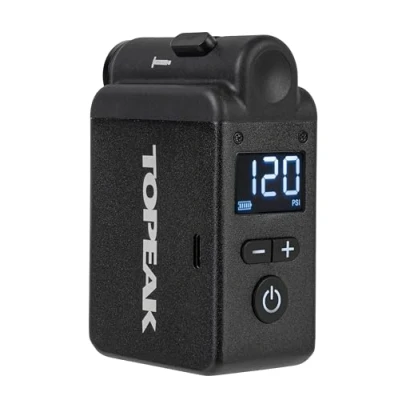Abbildung von Topeak Unisex Erwachsene E Booster Digital Pumpe, Schwarz, Einheitsgröße