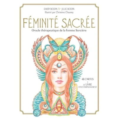 Abbildung von Féminité sacrée: Oracle thérapeutique de la Femme Sorcière. 48 cartes + le livre d&#039;accompagnement
