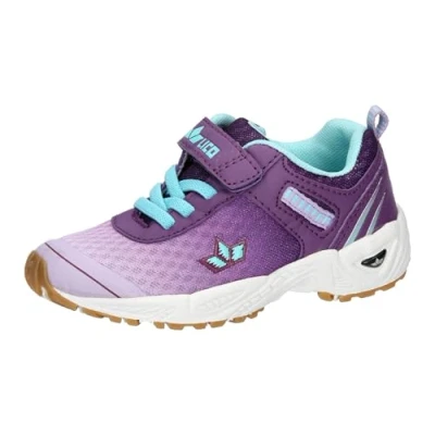 Abbildung von Lico Jungen Unisex Kinder Barney Hallenturnschuhe, lila/türkis, 30 EU