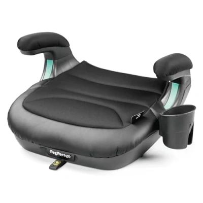 Abbildung von Peg Perego Viaggio Shuttle Autositz, Auto Sitzerhöhung mit ISOFIX für Kinder von 125 bis 150 cm (6 12 Jahre), 22 36 kg, Licorice