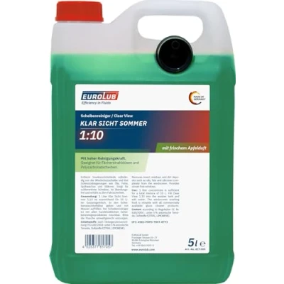 Abbildung von EUROLUB KLAR SICHT Sommer 1:10 Scheibenreiniger Konzentrat, 5 Liter, Grün