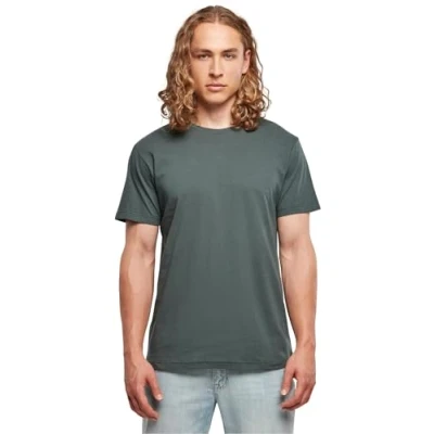 Abbildung von Build Your Brand Herren BB010 Basic Round Neck T Shirt, Bottlegreen, S