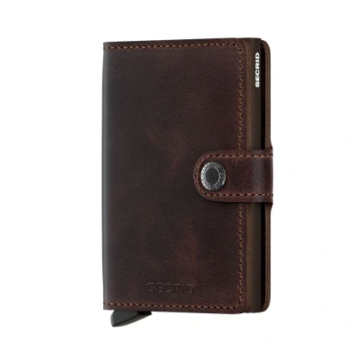 Abbildung von Secrid Unisex Miniwalletvintage Reisezubehör Kartenhalter im Umschlagformat, Chocolate