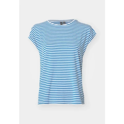 Abbildung von Vero Moda Vmava Tshirt print, Damen, Größe: XS, Blue