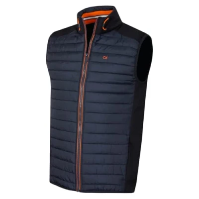 Abbildung von Calvin Klein Herren CK Insulate Weste Marine/Orange L