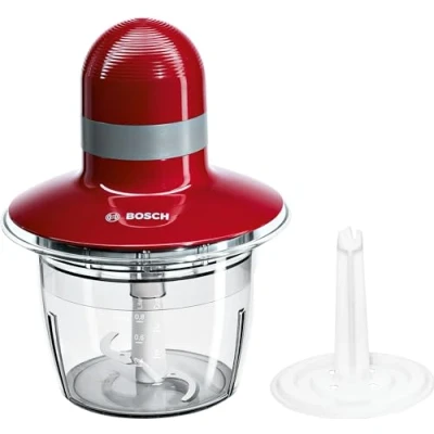 Abbildung von Bosch MMR08R2 Universal Zerkleinerer Chopper, Kunststoff, Rot, 400 W