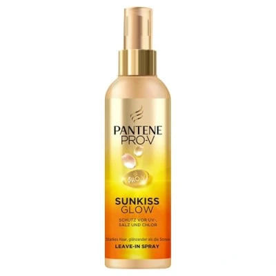 Abbildung von Pantene Pro V Sunkiss Glow Haarspray 200ml, Schützt vor UVA, UVB, Salz und Chlor, Leichtes, Nährendes Entwirrendes Spray für Starkes Glänzendes Haar