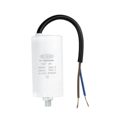 Abbildung von Kondensator Anlaufkondensator Motorkondensator Arbeitskondensator Kabel 12µF 450V