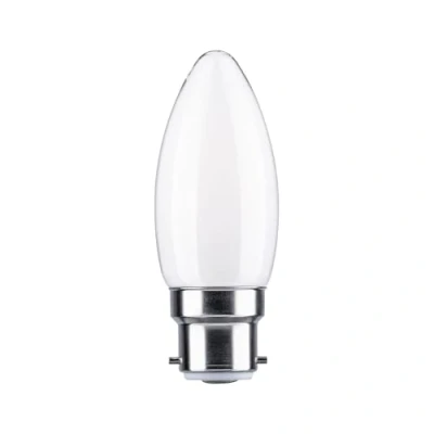 Abbildung von Paulmann 28898 LED Lampe Kerze B22d 470lm 4,7 Watt Leuchtmittel Opal 2700 K