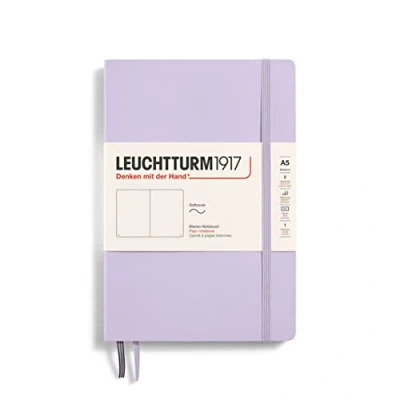 Abbildung von LEUCHTTURM1917 365496 Notizbuch Medium (A5), Softcover, 123 nummerierte Seiten, Lilac, blanko
