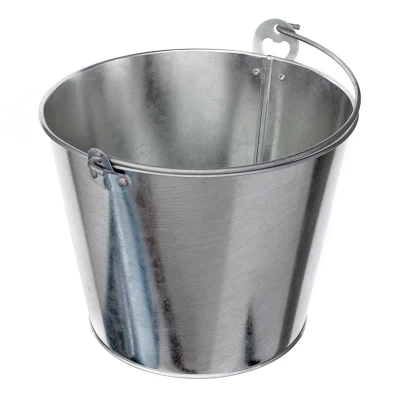 Abbildung von HENDI Biereimer ø 23 x 18 cm Stahlblech verzinkt galvanisiert, Eimer mit Flaschenöffner