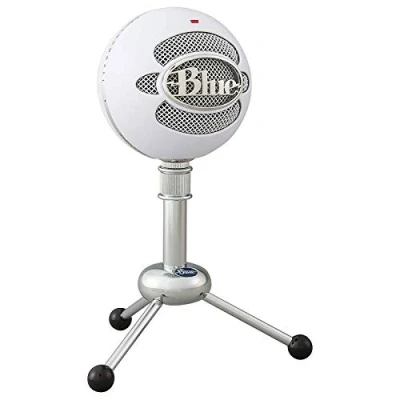 Abbildung von Blue Microphones Snowball iCE Plug &#039;n Play USB Mikrofon für Aufnahme, Podcasting, Broadcasting, Twitch Game Streaming, Voiceover, YouTube Videos auf PC und Mac Weiß