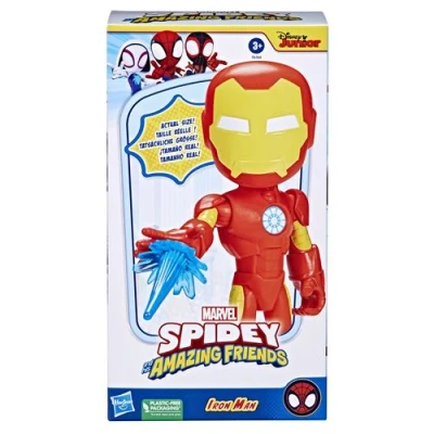 Abbildung von Spidey and his Amazing Friends Marvel supergroße Iron Man Action Figur, Superhelden Spielzeug für Kinder ab 3 Jahren, F6164, Multi