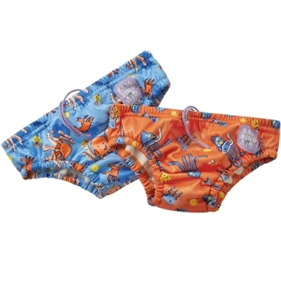 Abbildung von Bambino Mio, Revolutionäre wiederverwendbare Schwimmwindel 2er Packung, Plantschen &amp; Sprudeln, (1 2 Jahre)