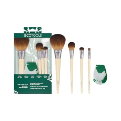 Abbildung von Ecotools THE CORE FIVE Brush + Sponge SET Pinselset, Damen, Größe: 130 g, 0