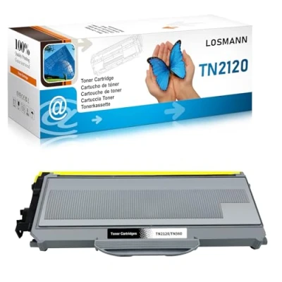 Abbildung von LOSMANN 1x Toner kompatibel als Ersatz für Brother TN 2120 TN2120 DCP 7030 7040 7045N HL 2140 2150N 2170 2170W MFC 7320 7340 7440N 7840W