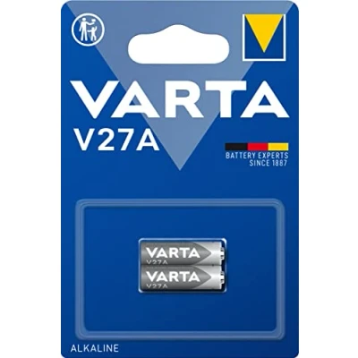 Abbildung von VARTA Batterien V27A, 2 Stück, Alkaline Special, 12V, für Uhren, Fernbedienungen, Taschenrechner, kompakt mit langanhaltender &amp; hoher Leistung
