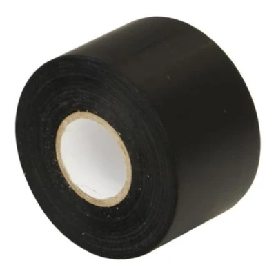 Abbildung von GOCABLETIES Isolierband Schwarz 50 mm x 33 m strapazierfähiges, selbstklebendes zum Schutz, Bündeln und Reparieren von Kabeln 1 Rolle