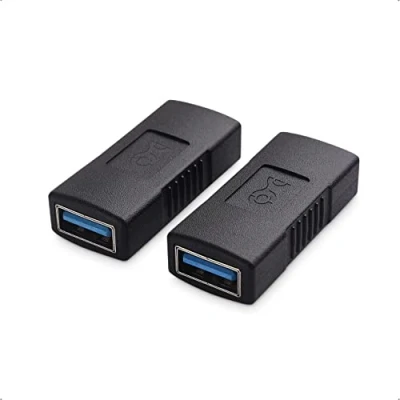 Abbildung von Cable Matters 2er Pack USB Kupplung, 3.0 Koppler, A Buchse zu Adapter Invertieradapter