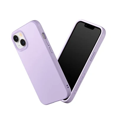 Abbildung von RhinoShield Case kompatibel mit [iPhone 14/13] SolidSuit Stoßdämpfende &amp; schlanke Schutzhülle Premium Finish 3.5 Meter Fallschutz Violett