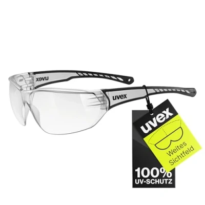 Abbildung von uvex sportstyle 204 Sportbrille für Damen und Herren verspiegelt druckfreier &amp; perfekter Halt clear/clear one size