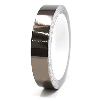Abbildung von 8,5 Meter Glanz Zierstreifen Auto Motorrad Boot Modellbau Silber Chrom Finest Folia Dekorstreifen Seitenstreifen Klebestreifen (Chrom Schwarz, 20mm Breite)