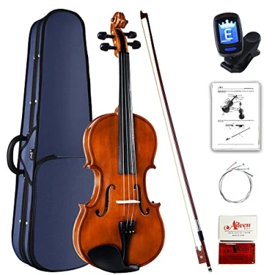 Abbildung von Aileen Violine 4/4 Anfänger Set, Geige Erwachsene Kinder ab 12+ Jahre mit Gebrauchsanweisung