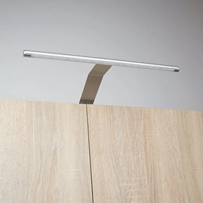 Abbildung von LED Kleiderschrankleuchte Aufbauleuchte Schrankbeleuchtung Regalbeleuchtung, Lichtfarbe:warmweiß, Setgröße:2er SET, Schalter:mit Fußschalter