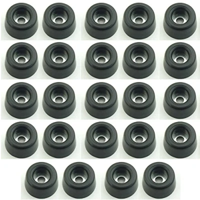 Abbildung von Adam Hall Hardware 4903 M24 AH 24er Set Gummifuß 20 x 9 mm schwarz im Beutel
