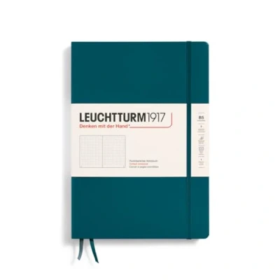 Abbildung von LEUCHTTURM1917 366175 Notizbuch Composition (B5), Hardcover, 219 nummerierte Seiten, Pacific Green, Dotted