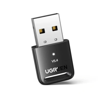 Abbildung von UGREEN Bluetooth 5.4 Adapter für PC, Stick Maus, Tastatur, Kopfhörer, Handy, Tablet, Controller, USB Dongle Windows 11/10/8.1