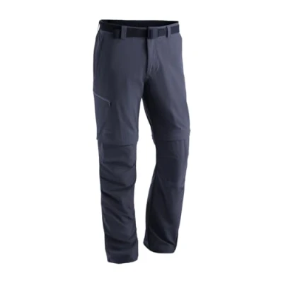 Abbildung von Maier Sports Tajo 2, Herren Wanderhose, Wasserabweisende Outdoorhose für Trekking und Hiking, Praktische Zipp off Funktion, PFC frei, mSTRETCH pro 4 &amp; Dryprotec, Blau, 60 (W42/L33)
