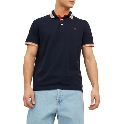 Abbildung von JACK &amp; JONES Male Poloshirt Einfarbig
