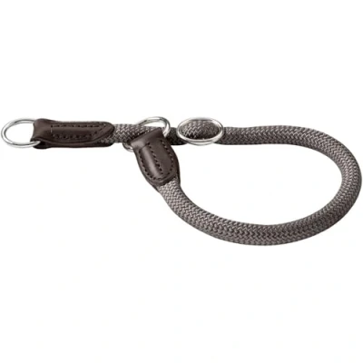 Abbildung von HUNTER Freestyle Dressurhalsung, Hundehalsband, Zugstopper, robust, wetterfest, 45 (M), grau