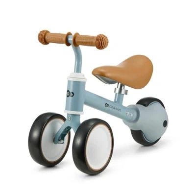 Abbildung von Kinderkraft Laufrad CUTIE, Lernlaufrad, Kinderlaufrad, Lauflernrad, Fahrrad ohne Pedale, Dreirad, Aus Metall, Modernes Design, Sichere Konstruktion, für Kinder ab 1 Jahr, Blau