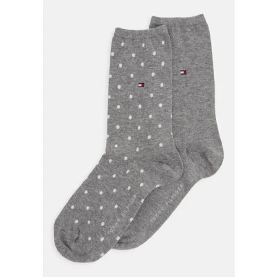 Abbildung von Tommy Hilfiger Women 2 PACK Socken, Damen, Größe: 39 42, Middle grey melange