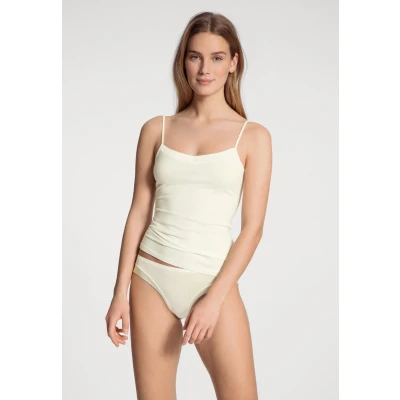 Abbildung von CALIDA Cate Spaghetti Top Damen, mit Satin Einsatz am Ausschnitt, verstellbare Träger