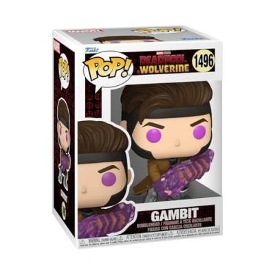 Abbildung von Funko Pop! Marvel: Deadpool &amp; Wolverine Gambit Vinyl Sammelfigur Geschenkidee Offizielle Handelswaren Spielzeug Für Kinder und Erwachsene Movies Fans Modellfigur Sammler Display