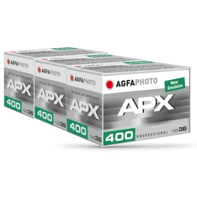 Abbildung von AgfaPhoto APX 400 36 Dreier Pack Schwarz/Weiß Bilderfilm