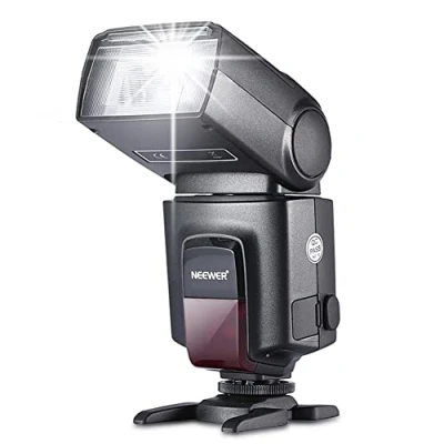 Abbildung von Neewer TT560 Kamera Blitz Speedlite für Canon Nikon Panasonic Olympus Pentax und andere DSLR Kameras, Digitalkameras mit Standard Blitzschuh
