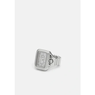 Abbildung von Fossil Raquel Watch Ring silvercoloured, Damen, Größe: One Size, Silver coloured