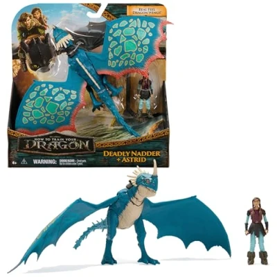 Abbildung von DreamWorks How to Train Your Dragon, Wikinger und Drachen Actionfiguren Set, Ohnezahn Hicks, Spielzeug für Kinder ab 4 Jahren